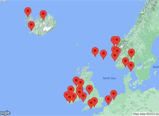 Grandeur, 32 Nights Nordic Wonders & European Charms ex Reykjavik to Amsterdam