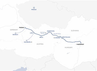 Beatrice 7 Night Enchanting Danube ex Budapest Hungary to Passau