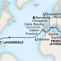 Zuiderdam, 20 Night Grand World Voyage ex Athens (Piraeus) Greece to Ft Lauderdale (Pt Everglades), USA