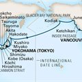 Noordam, 29 Night Japan &amp; North Pacific Crossing Collector ex Yokohama, Japan to Vancouver, BC. Canada