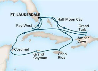 Nieuw Statendam, 14 Night Western / Tropical Caribbean ex Ft Lauderdale (Pt Everglades), USA Return