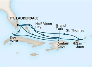 Zuiderdam, 14 Night Tropical / Eastern Caribbean ex Ft Lauderdale (Pt Everglades), USA Return