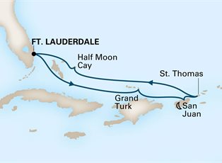 Zuiderdam, 7 Night Eastern Caribbean Holiday ex Ft Lauderdale (Pt Everglades), USA Return