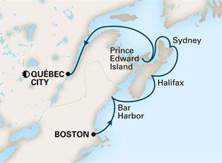 Zuiderdam, 7 Night Canada & New England Discovery ex Boston, Massachusetts to Quebec City, Quebec, Canada