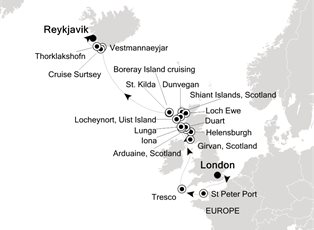 Silver Wind, 14 Nights Northern Europe & British Isles ex London (Tower Bridge) to Reykjavik