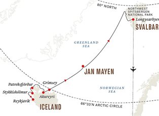 Fram, Arctic Islands Discovery ex Reykjavik to Longyearbyen