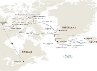 Fram, Northwest Passage ex Reykjavik to Montreal
