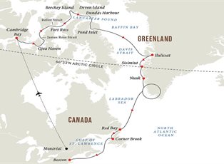 Fram, Northwest Passage ex Montreal to Boston