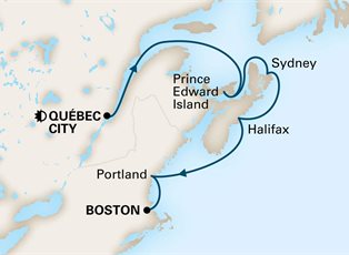 Zuiderdam, 7 Night Canada & New England Discovery ex Quebec City, Quebec, Canada to Boston, Massachusetts