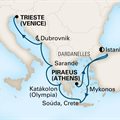 Oosterdam, 10 Night Athens &amp; Adriatic Allure: Dubrovnik Stay ex Athens (Piraeus) Greece to Trieste, Italy
