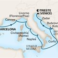Oosterdam, 11 Night Around Italy&#39;s Boot: Venice Overnight ex Barcelona, Spain to Trieste, Italy