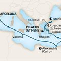 Nieuw Statendam, 14 Night Eastern Mediterranean: Egypt &amp; Istanbul Overnight ex Barcelona, Spain to Athens (Piraeus) Greece