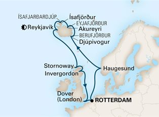 Nieuw Statendam, 14 Night Viking Trails & Celtic Origins: Reykjavik Overnight ex Rotterdam, Holland Return