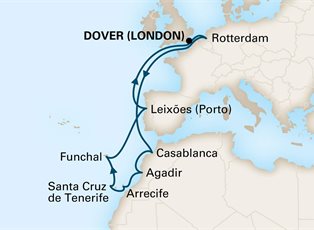 Nieuw Statendam, 14 Night Canary Island Enchantment With Morocco & Portugal ex Dover, England Return