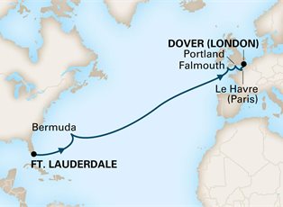 Nieuw Statendam, 14 Night Cultural Crossing With Paris And London ex Ft Lauderdale (Pt Everglades), USA to Dover, England