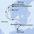 MSC Euribia, 7 Nights ex Kiel, Germany Return