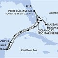 MSC Seashore, 14 Nights ex Port Canaveral (Orlando), United States Return