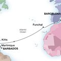 Seabourn Ovation, 14 Night Crossing To The Caribbean ex Barcelona, Spain to Bridgetown, Barbados
