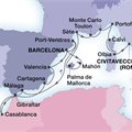 Seabourn Ovation, 20 Night Spain, Morocco &amp; Mediterranean Overture ex Barcelona, Spain to Rome (Civitavecchia), Italy