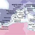 Seabourn Ovation, 30 Night Tyrrhenian Treasures &amp; Mediterranean Overture ex Monte Carlo, Monaco to Rome (Civitavecchia), Italy