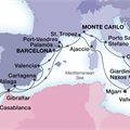 Seabourn Ovation, 20 Night Tyrrhenian Treasures &amp; Moroccan Gems ex Monte Carlo, Monaco to Barcelona, Spain