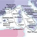 Seabourn Ovation, 30 Night Riviera, Mediterranean &amp; Tyrrhenian Treasures ex Rome (Civitavecchia), Italy to Barcelona, Spain