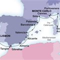 Seabourn Sojourn, 14 Night Spain&#39;s Southern Coast &amp; Riviera Gems ex Lisbon, Portugal to Monte Carlo, Monaco