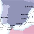 Seabourn Sojourn, 7 Night Morocco &amp; Spain&#39;s Southern Coast ex Lisbon, Portugal to Barcelona, Spain