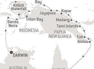 Le Laperouse, 16 Night New Guinea Odyssey ex Darwin, NT, Australia to Cairns, Qld, Australia