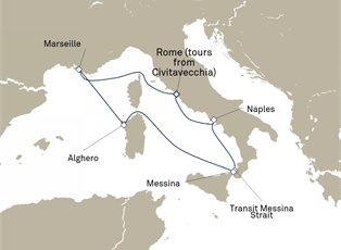 Queen Victoria, 7 Nights France And Italy ex Rome, Italy Return