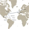 Queen Mary 2, 28 Nights Transatlantic Crossing And Eastern Caribbean ex Hamburg, Germany to Southampton, England, UK