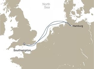 Queen Mary 2, 4 Nights Short Break To Hamburg ex Southampton, England, UK Return
