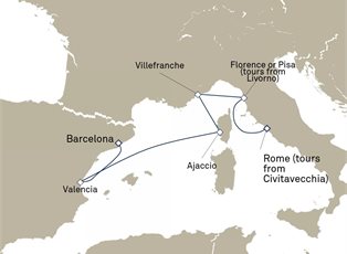 Queen Victoria, 7 Nights Italy ex Rome, Italy to Barcelona, Spain