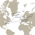 Queen Mary 2, 23 Nights Transatlantic Crossing ex Southampton, England, UK to Hamburg, Germany