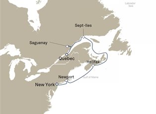 Queen Mary 2, 7 Nights New England And Canada ex New York, NY, USA to Quebec, QC, Canada