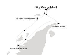 Silver Cloud Expedition, 6 Nights King George Island to King George Island ex King George Island, South Shetland Islands Return