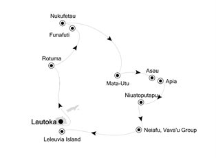Silver Cloud Expedition, 14 Nights Lautoka to Lautoka ex Lautoka, Fiji Return