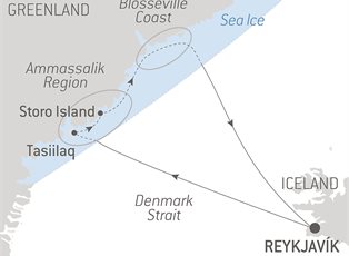 Le Commandant Charcot, 10 Night Inuit Spring of Ammassalik ex Reykjavik, Iceland Return Le Commandant Charcot, 10 Night Inuit Spring of Ammassalik ex Reykjavik, Iceland Return