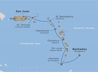 Star Pride, Winter Antilles Escape ex San Juan to Bridgetown