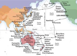 Seabourn Sojourn, 129 Night Ring Of Fire: Hidden Gems ex Los Angeles, California to Vancouver, BC. Canada