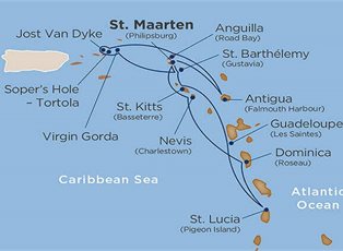 Wind Surf, Caribbean Explorations ex St Maarten Return