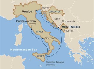 Wind Surf, Classic Italy & Dalmatian Coast ex Venice to Rome