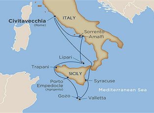 Wind Surf, Sicilian Splendors ex Rome Return