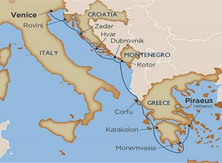 Wind Spirit, Adriatic Archipelagos and Greek Goddesses ex Venice to Athens