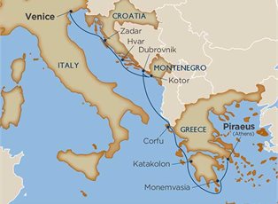 Wind Surf, Adriatic Archipelagos and Greek Goddesses ex Venice to Athens