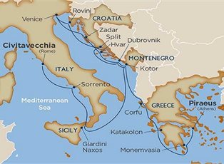 Wind Surf, Stories of Italy Croatia & Greece ex Rome to Athens