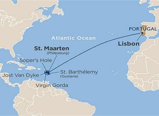 Wind Surf, Hearty Ports & Rum Punches ex Lisbon to St. Maarten