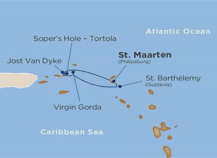 Wind Surf, Barefoot Break in the British Virgiin Islands ex St Maarten Return