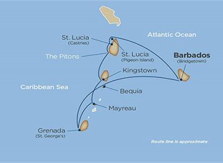 Wind Surf, Jewels of the Windward Islands ex Bridgetown Return