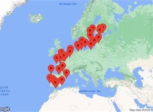 Azamara Onward, 46 Night Denmark To Spain Grand Voyage ex Copenhagen, Denmark to Barcelona, Spain